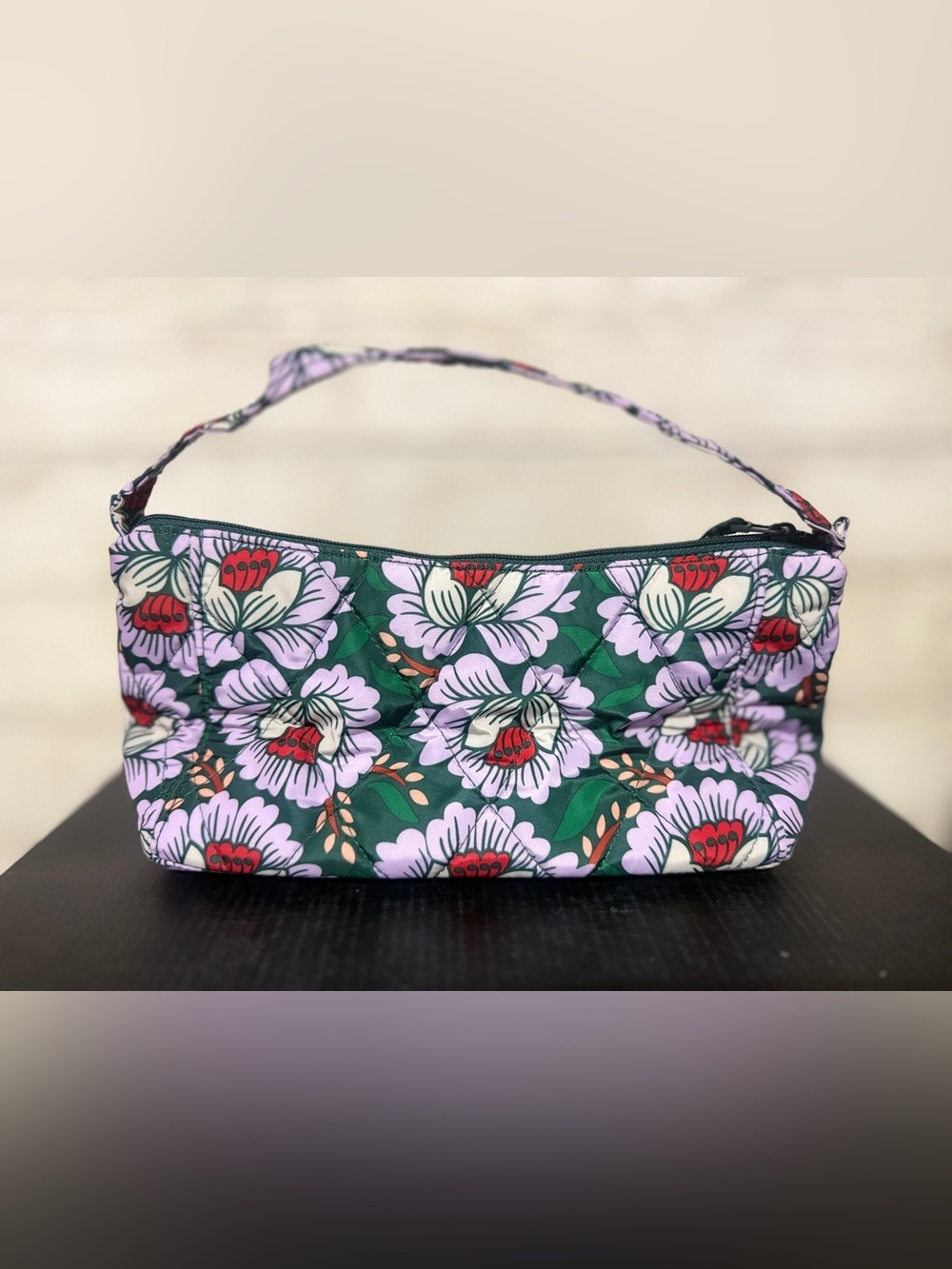 Vera Bradley Mini Slouchy Crossbody Lotus Sea Moss